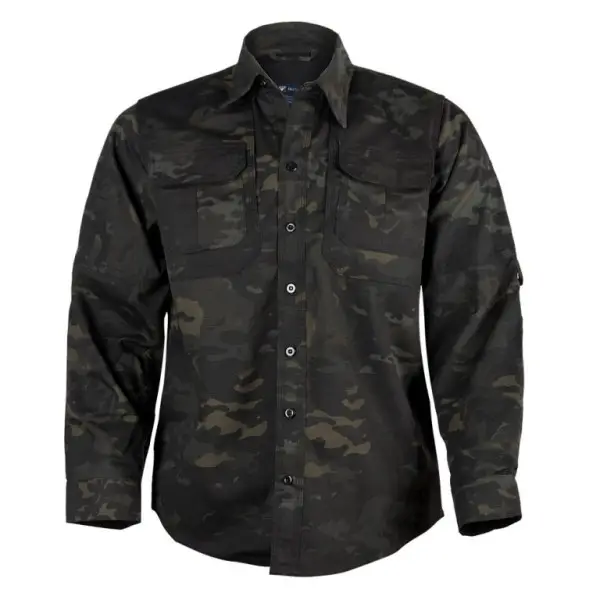 Blůza maskáčová multicam black, XL, Smilodon Výprodej