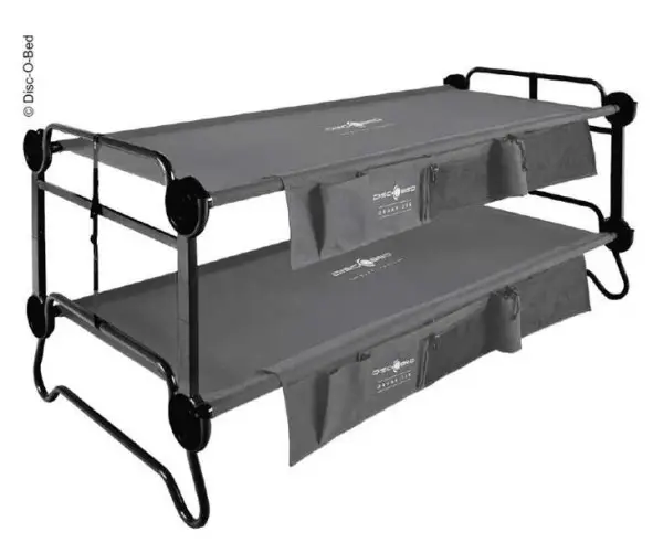 Postel kempingová DISC-O-BED XL, antracitová Výhodná Nabídka