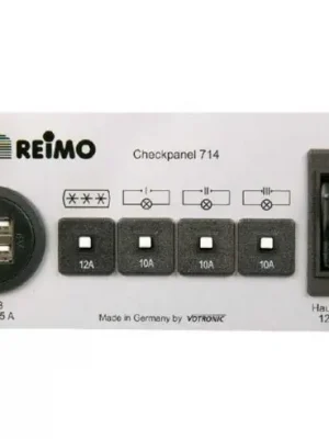 Zlevněný Panel pojistkový Reimo 714 stříbrný s dvojitou USB zásuvkou