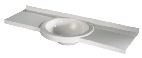 Designové umyvadlo 900 x 270mm, bílé Akce