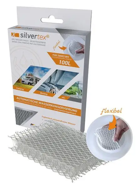 Silvertex stříbrná síťka pro konzervaci vody – pro nádrže do 120L Ověřený