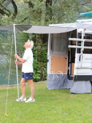 Zadní předstan na výklopné dveře Fiat Ducato/Citroën Jumper/Peugeot Boxer (2006-) Fiamma Levný