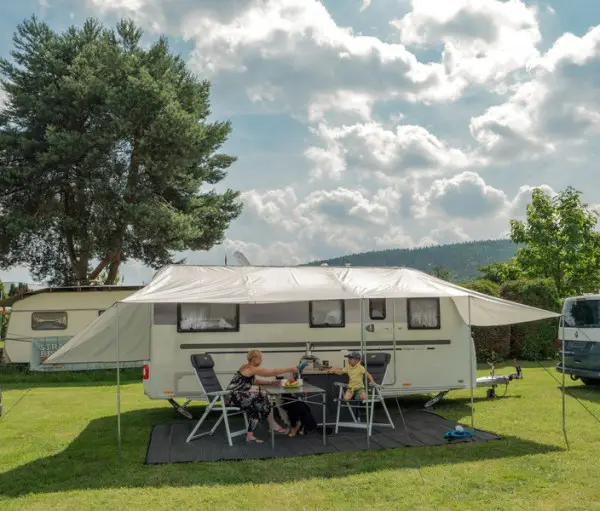Univerzální sluneční clona REIMO TENT COMO 3, 300x240 cm, světle šedá Sleva