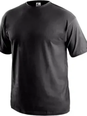 Akční Nabídka Tričko CXS-DANIEL, 100% bavlna, černé, vel. XL, CANIS