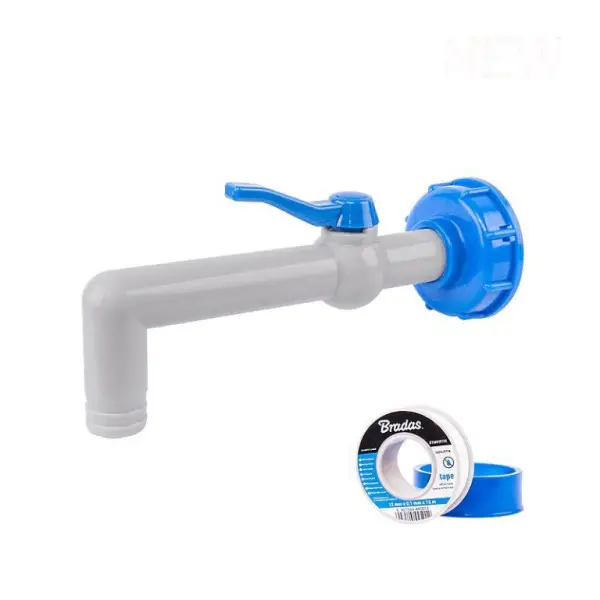 Koupit Online Kohoutek PP 90° na hadici pro 25mm s PTFE páskou