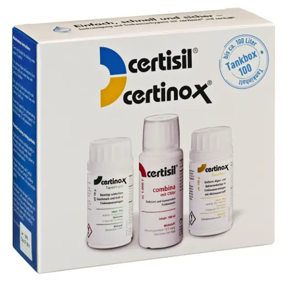 Dezinfekce vody Certibox CB 100 kompletní sada pro čištění a dezinfekci pitné vody do 100 l Nejprodávanější