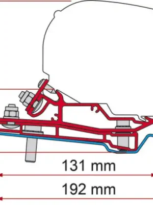 Adaptér Fiamma Ford Transit H3 400 Aktuální