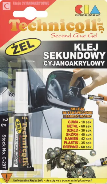 Lepidlo sekundové gelové TECHNICQLL 2g Hit Sezóny