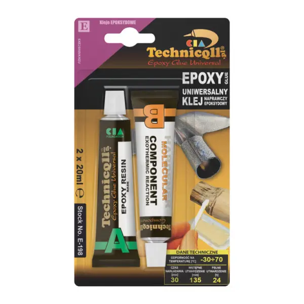 Koupit Online Lepidlo epoxidové univerzální TECHNICQLL 2x20ml