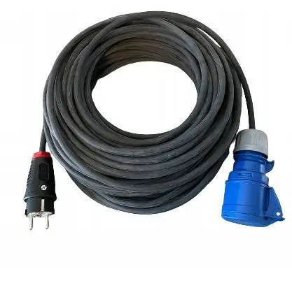 Nakupujte Hned Kabel prodlužovací pro karavany 5m zástrčka E,SCHUKO/CEE zásuvka pryž 3x1.5mm2 IP44/54