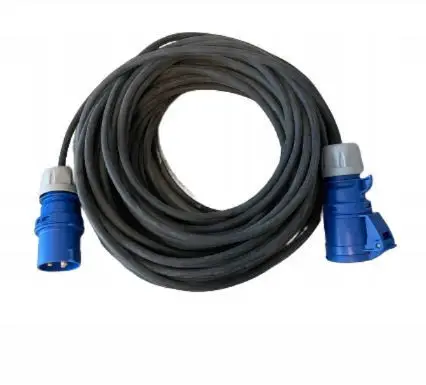 Kabel prodlužovací pro karavany 50m CEE/CEE zástrčkaCEE/zásuvkaCEE pryž 3x1.5mm2 IP44/54 Bezpečná Platba