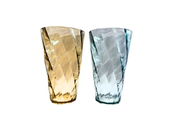 Akce Sada nerozbitných stolních Tritanových skleniček Omada Tritan Water glass 2x0.55l mix barev