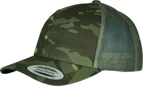 Čepice kšiltovka FLEXFIT Yupoong, Multicam, síťkovaná, maskáčová Kup Teď