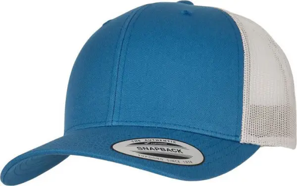 Čepice kšiltovka FLEXFIT Yupoong, Trucker, síťkovaná, modro-stříbrná Koupit Online