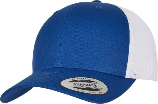 Expresní Doručení Čepice kšiltovka FLEXFIT Yupoong, Trucker, síťkovaná, modro-bílá