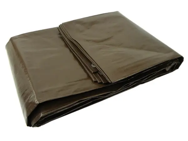 Plachta standard extra hrubá 200g/m2, 3x4m, hnědá Jen Po Omezenou Doba