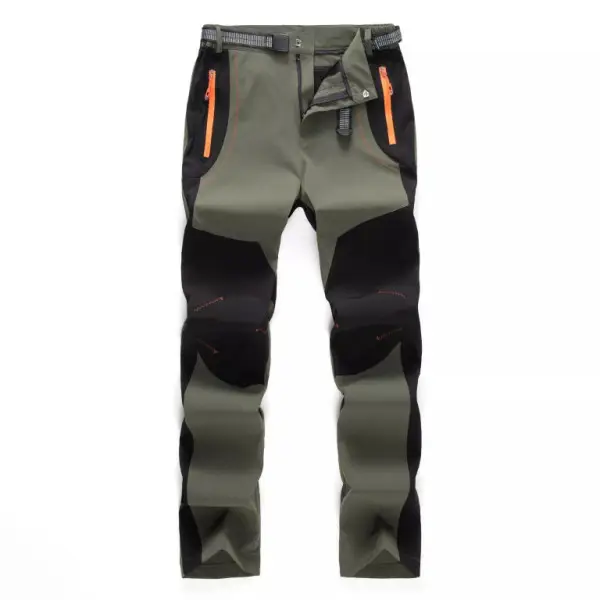 Kalhoty letní outdoorové, černo-šedé, pánské, vel. XXXL, Smilodon Ověřený