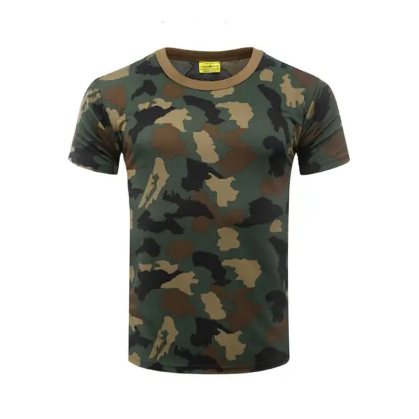 Tričko krátký rukáv maskáčové, african woodland, vel. XXL, Smilodon Akce