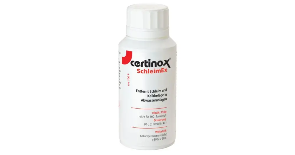 Čistič odpadní nádrže Certinox SchleimEx CSE 100 P Omezená Nabídka