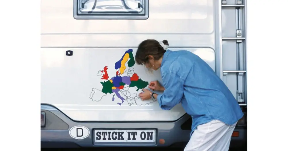 Nejlepší Volba Nálepka na karavan Evropa Stick it on Graphics