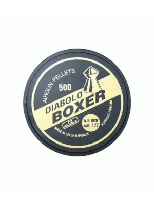 Diabolky Kovohutě Příbram BOXER 500, 4,5mm (.177) Nejprodávanější