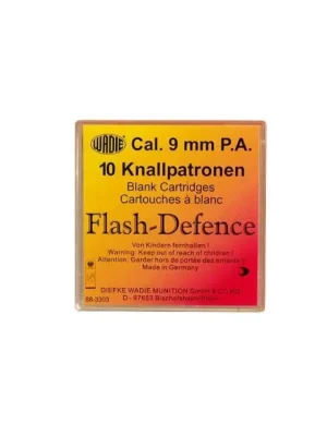 Značkový Náboj WADIE Flash Defence 9mm pistole - 10 ks