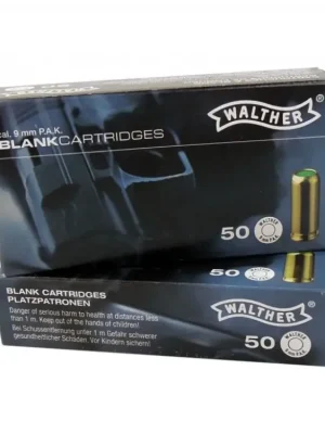 Náboj Walther akustický 9mm pistole - 50 ks Finální Výprodej
