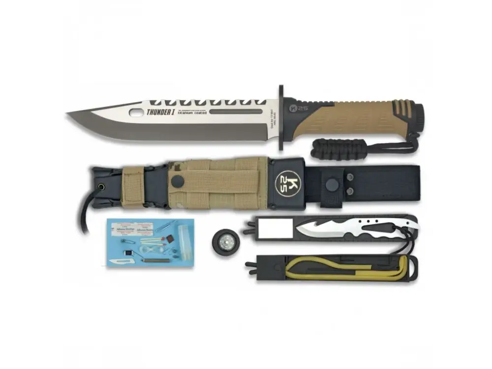 Nůž Albainox "THUNDER I" K25 32,5 cm Coyote Speciální Cena