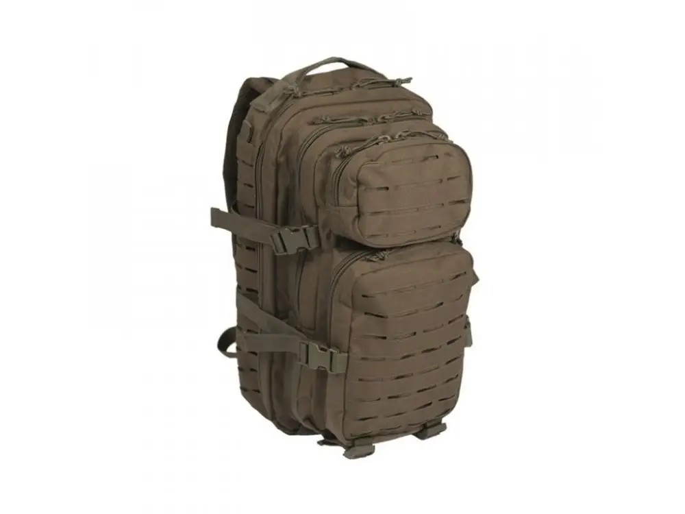 Batoh MIL-TEC US Assault "LASER CUT" 20l Olive Značkový
