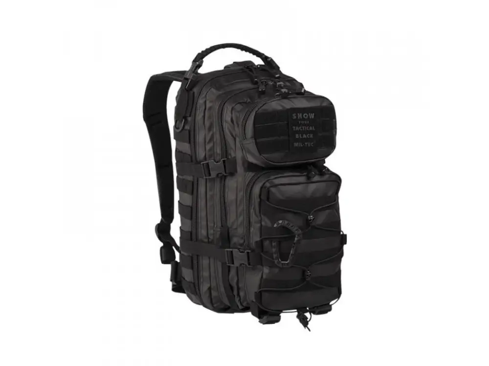 Batoh MIL-TEC US Assault Pack SM 20l TACTICAL Černý Expresní Doručení