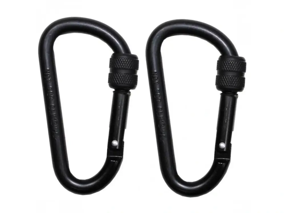 Karabina Max-Fuchs ALU Black 8 cm - set 2ks Doprava Zdarma