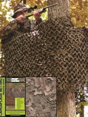 Sezónní Sleva Maskovací síť MIL-TEC BASIC 300 x 600 cm Woodland