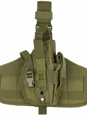 Pouzdro Max-Fuchs na pistoli stehenní Molle pravé Olive Bezpečná Platba