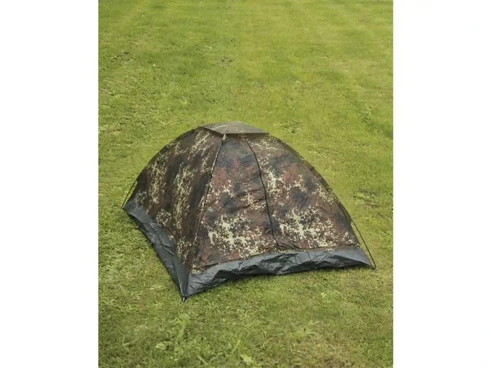 Stan MIL-TEC "IGLU STANDARD" pro 3 osoby Flecktarn 210 x 210 x 130 cm Nová Kolekce