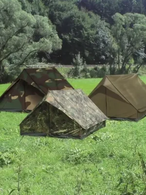 Rychlé Dodání Stan MIL-TEC "MINI PACK STANDARD" pro 2 osoby Flecktarn 205 x 145 x 100 cm
