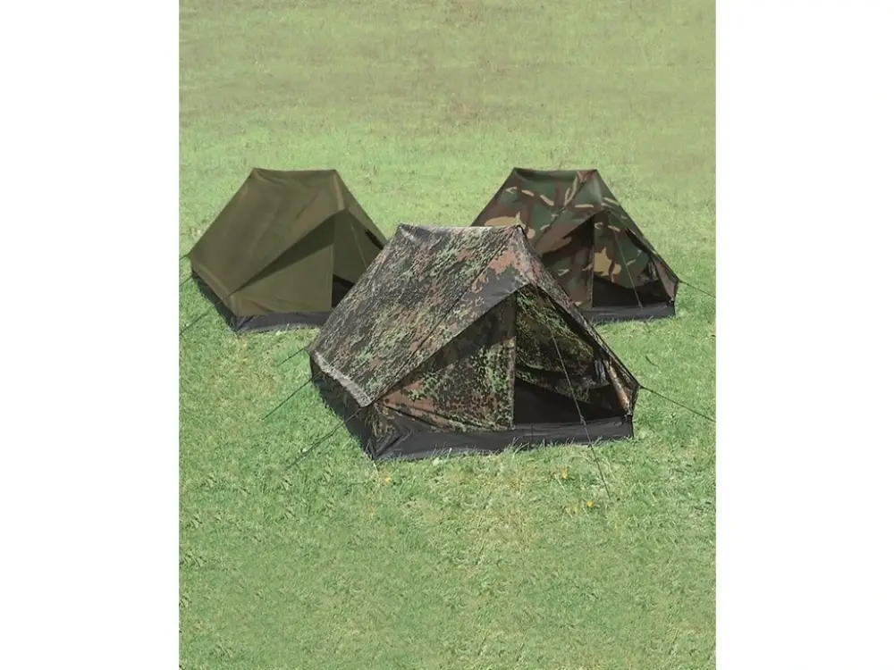 Stan MIL-TEC "MINI PACK SUPER" pro 2 osoby Flecktarn 205 x 145 x 100 cm Rychlé Dodání