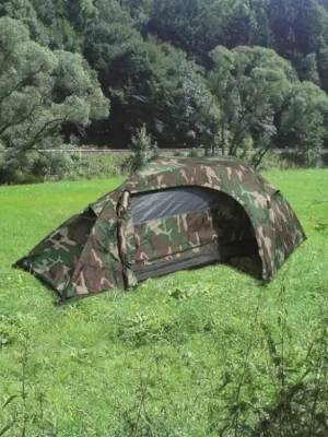 Stan MIL-TEC "RECOM" pro 1 osobu Woodland 240 x 135 x 85 cm Aktuální