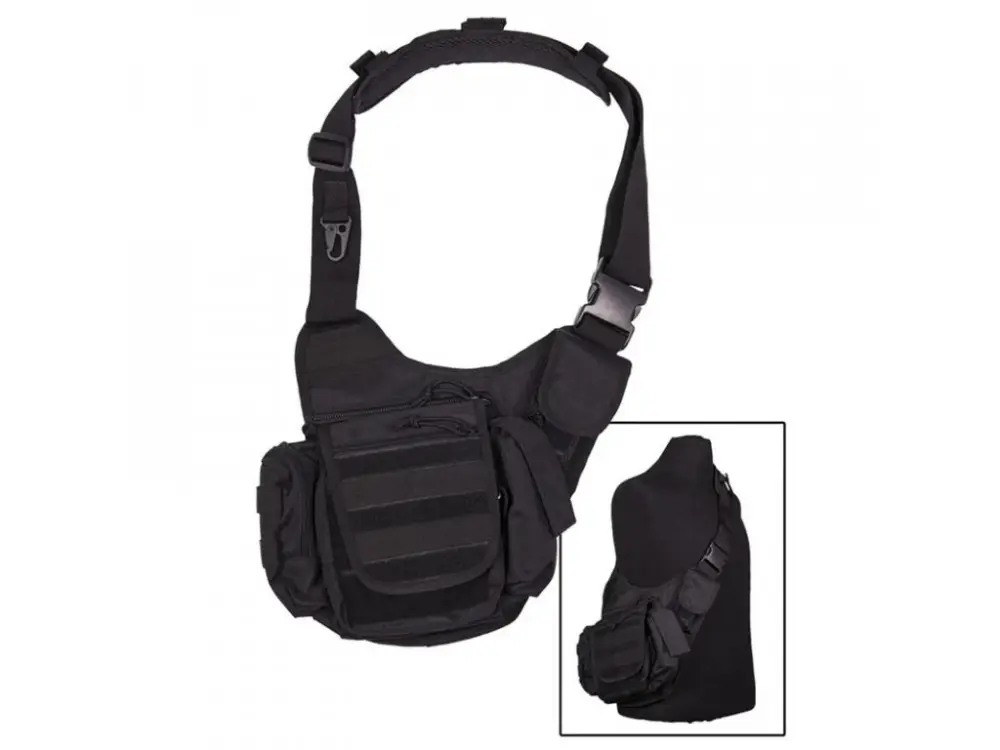 Taktická brašna MIL-TEC přes rameno SLING BAG Black Levný