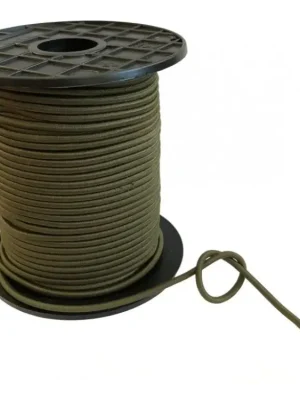 Cenový Hit Pruženka - klobouková guma kulatá 3mm Olive 1m