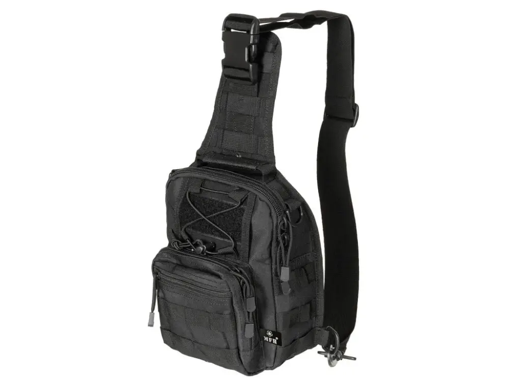 Finální Výprodej MFH-Crossbody taška přes rameno, "MOLLE", černá