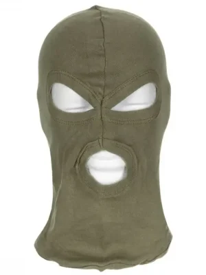 Kukla Max-Fuchs Balaclava Bavlna tříotvorová Olive Výhodná Nabídka
