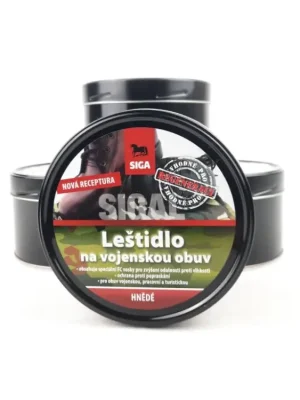 Leštidlo na vojenskou obuv SIGAL HNĚDÉ Jen Po Omezenou Doba