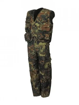 Souprava dětská Max-Fuchs Flecktarn (kalhoty a vesta) Sezónní Sleva
