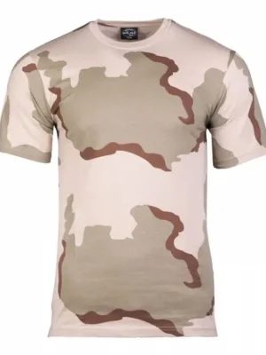Akce Tričko MIL-TEC krátký rukáv US styl Desert 3-Color