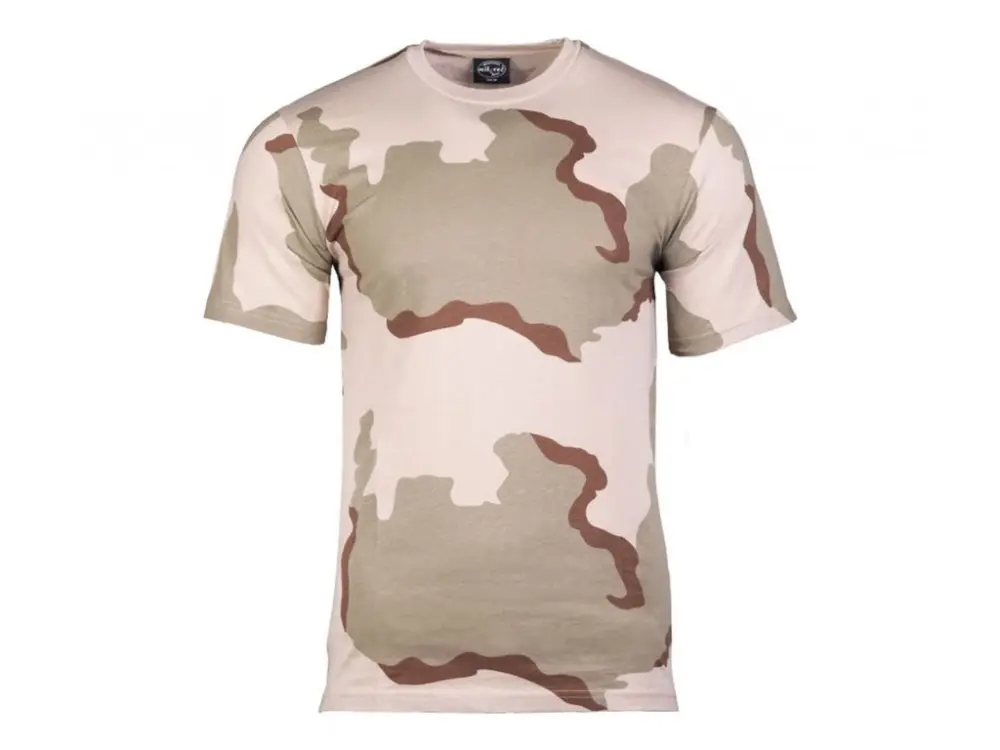 Akce Tričko MIL-TEC krátký rukáv US styl Desert 3-Color