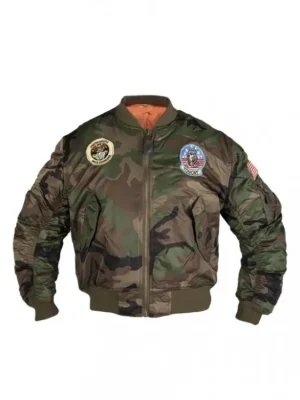 Bunda dětská MIL-TEC MA-1 Woodland Časově Omezené