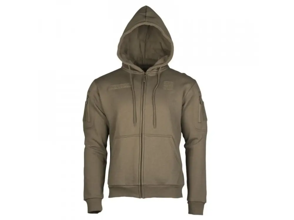 Ověřený Mikina MIL-TEC Tactical s kapucí Ranger Green