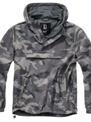Větrovka Brandit SUMMER WINDBREAKER Grey Camo Sezónní Sleva