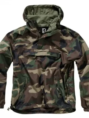 Větrovka Brandit SUMMER WINDBREAKER Woodland Odeslání Ihned