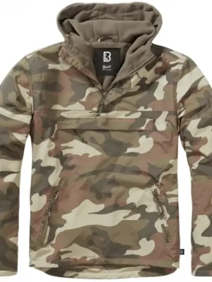 Pouze Dnes Větrovka Brandit WINDBREAKER Light Woodland